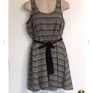 Lush black and white dress